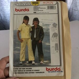 Burda Kids Ensemble Pattern